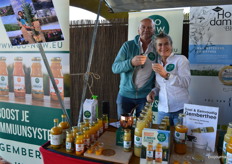 Hans Versteegh en Patricia van Baal van NOW Organic. 